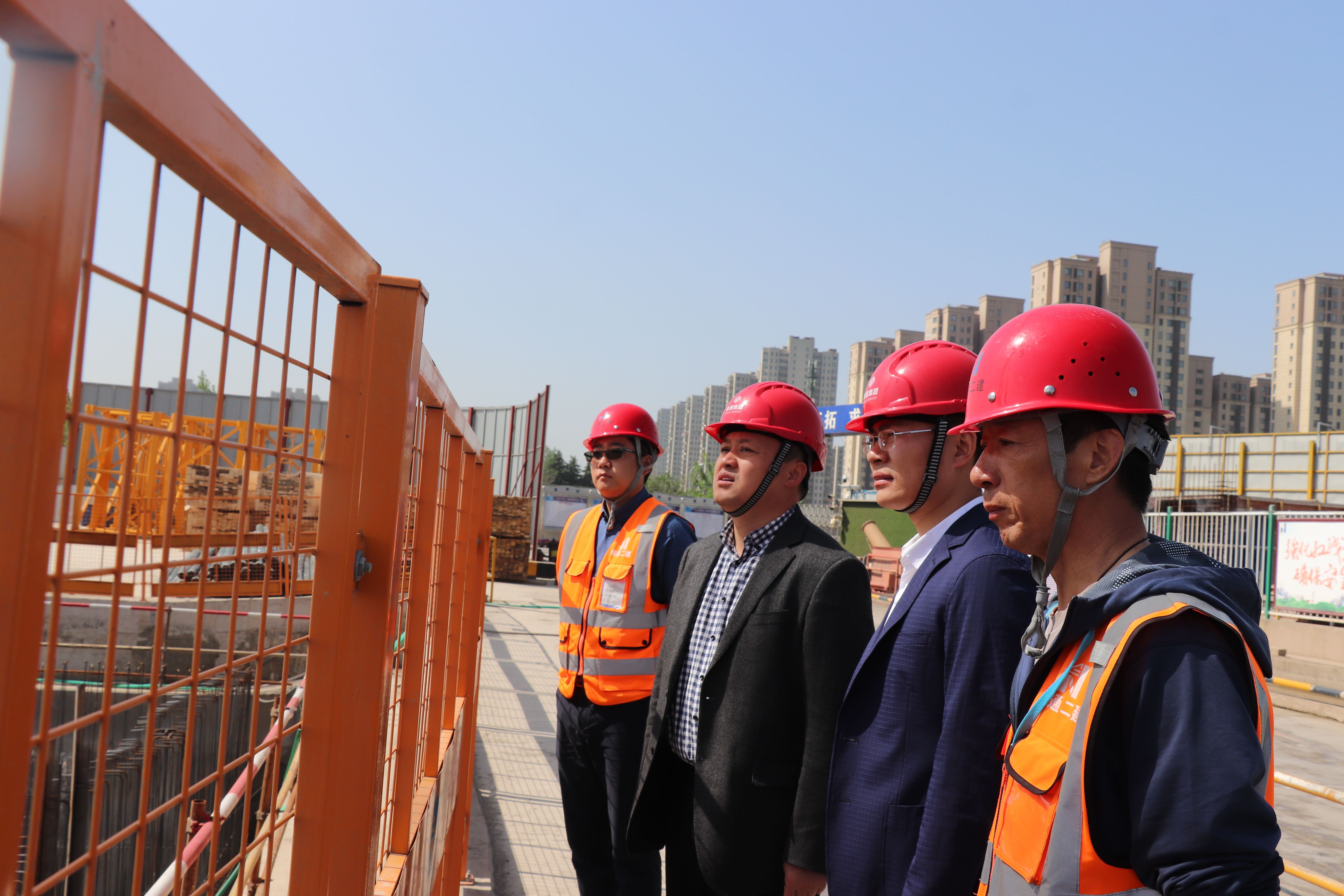 确保修建工地清静生产平稳  yl6809永利集团开展节前清静生产大检查