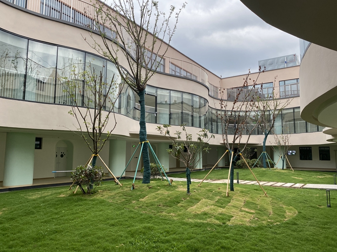 实景争先看 新区又一幼儿园完工