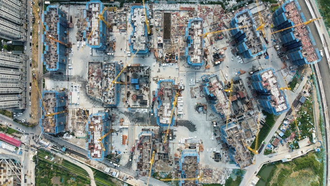 雄州经济适用房（拆迁安顿房）项目施工顺遂举行中